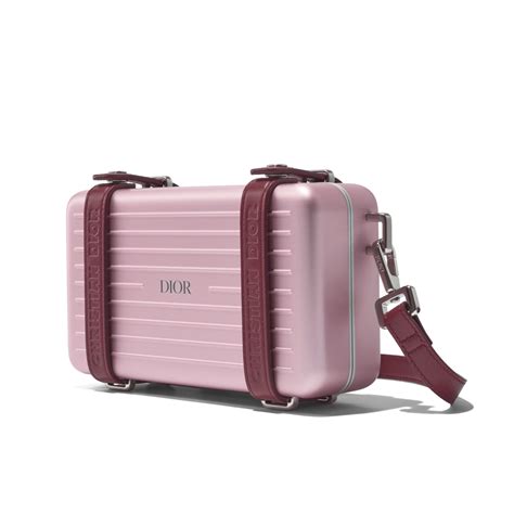 dior romowa|Dior Rimowa crossbody.